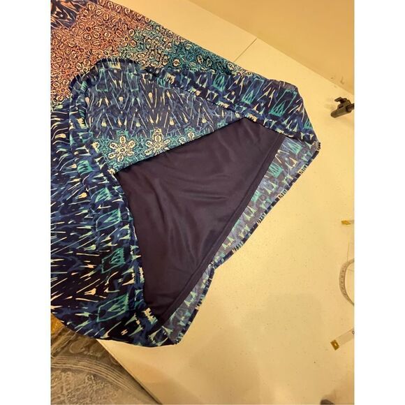 Lane Bryant 18/20 tube top dress blue long - Picture 6 of 8